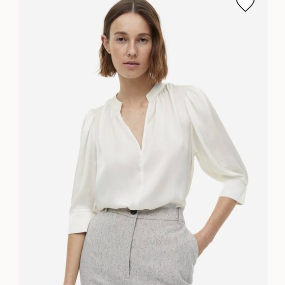 Stand-up Collar Blouse - Picture 1 of 4